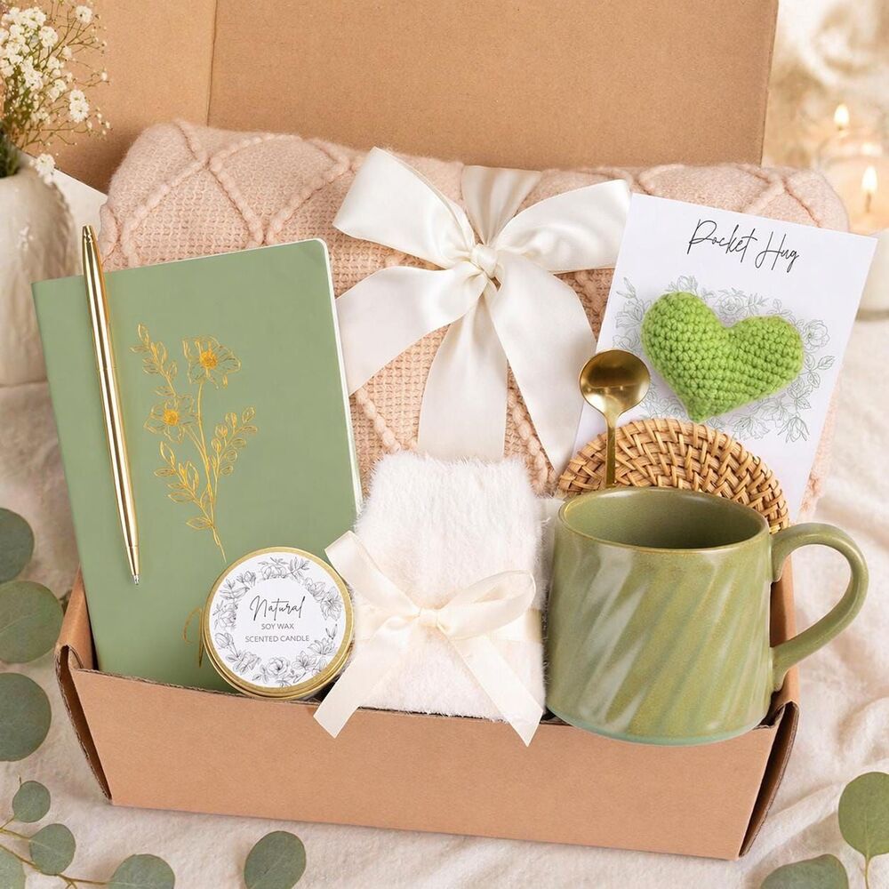Self Care Gift Box, Get Well Soon Care Package, Thinking of You Gift for Mom, Be
